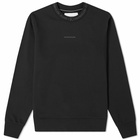 Calvin Klein Men's Logo Jacquard Crew Sweat in CK Black