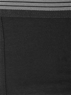 Zimmerli - Pure Comfort Stretch-Cotton Boxer Briefs - Black
