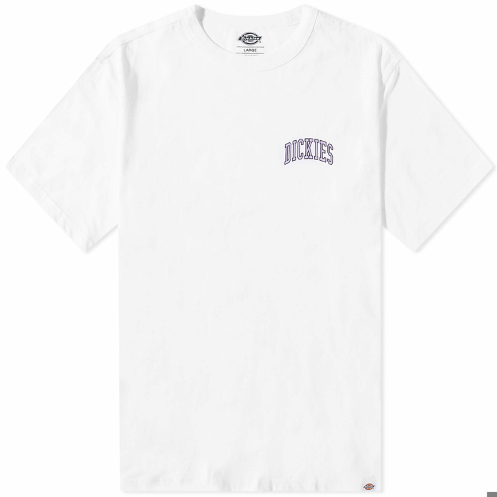 Photo: Dickies Men's Aitkin Chest Logo T-Shirt in White