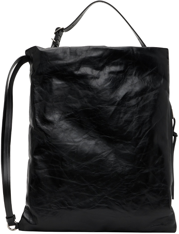 Photo: Jil Sander Black Drawstring Bag
