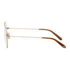 Garrett Leight Gold Valencia Glasses