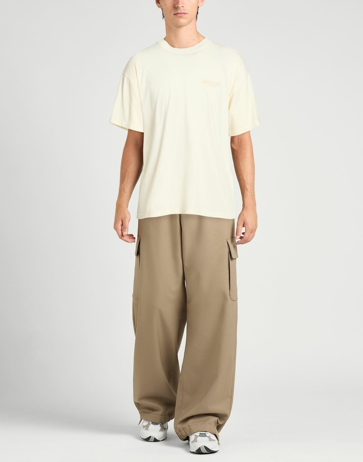 Represent Mens T-shirt Cream