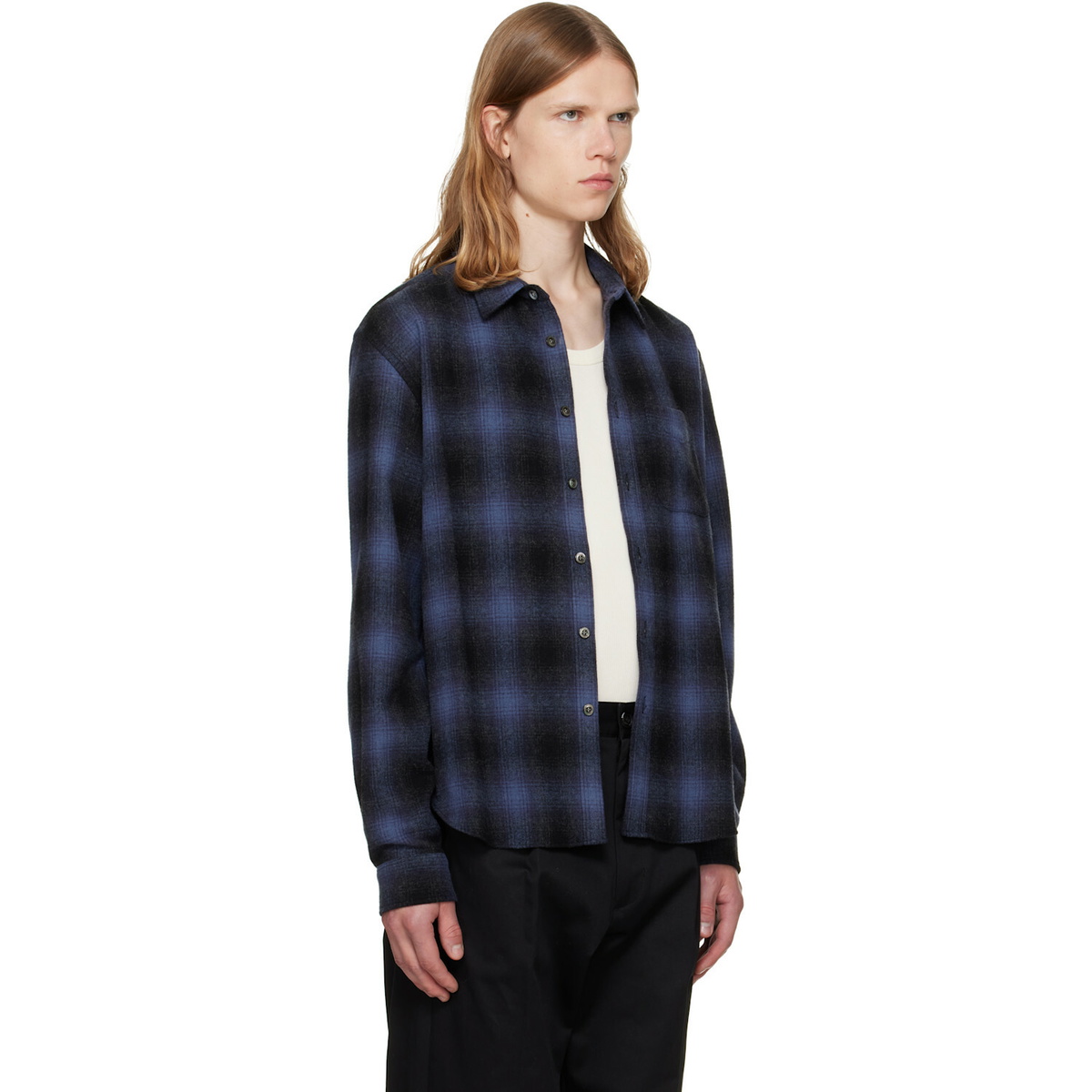 vowels Blue River Shirt