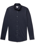 Incotex - Cotton-Piqué Shirt - Blue
