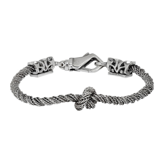 Photo: Emanuele Bicocchi Silver Twisted Knot Bracelet