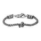 Emanuele Bicocchi Silver Twisted Knot Bracelet