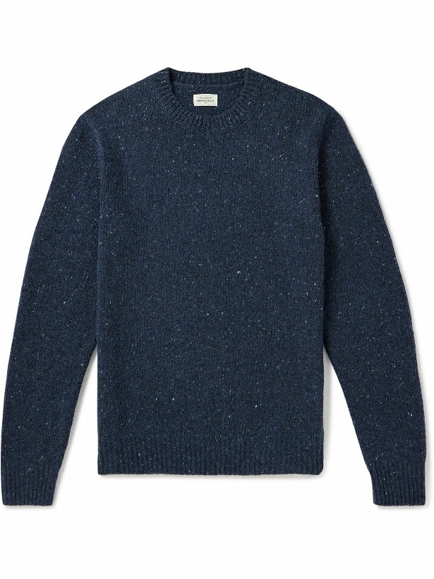 Photo: Hartford - Donegal Wool-Blend Sweater - Blue