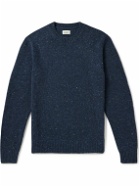 Hartford - Donegal Wool-Blend Sweater - Blue