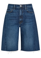 Mother The Half-pipe Bermuda Denim Shorts Blue