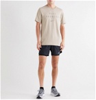 Nike Running - Division Reflective Logo-Print Dri-FIT T-Shirt - Neutrals