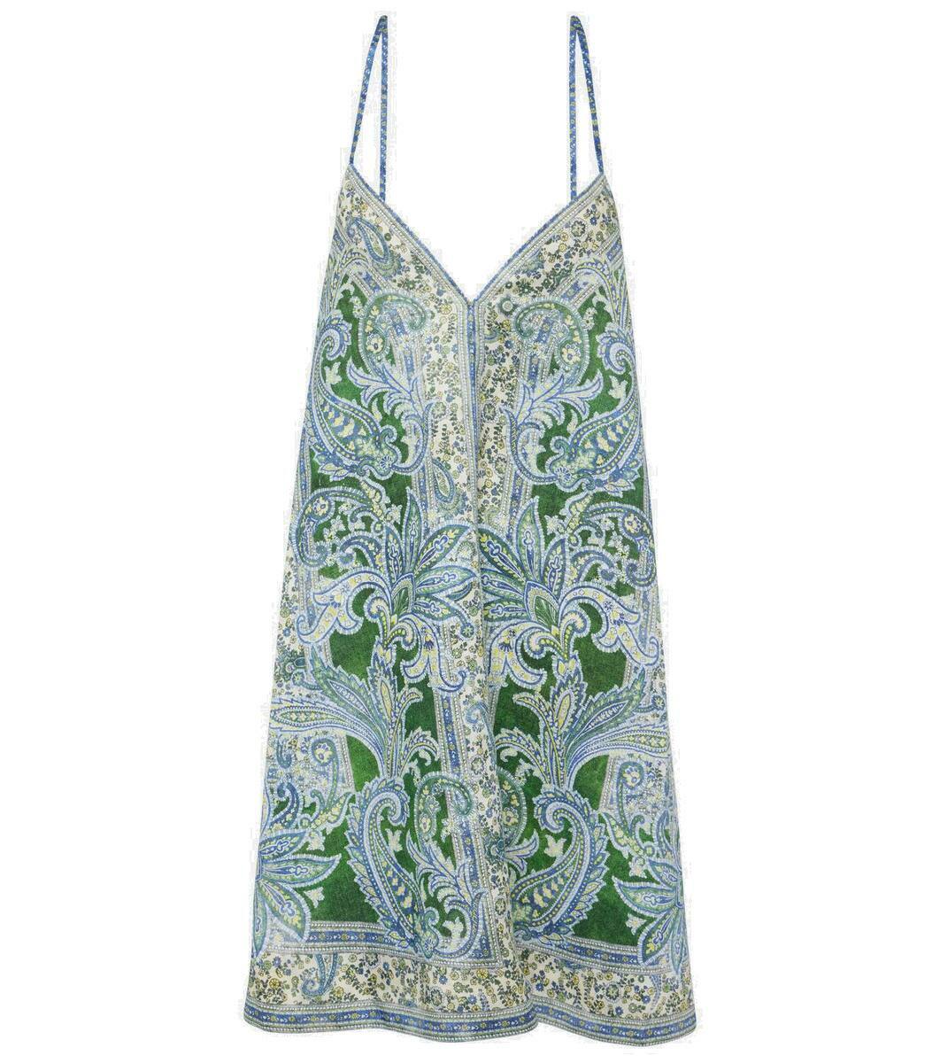 【Zimmermann】Ottie Eyelet paisley linen minidress Zimmermann Ottie Eyelet paisley linen minidress Zimmermann