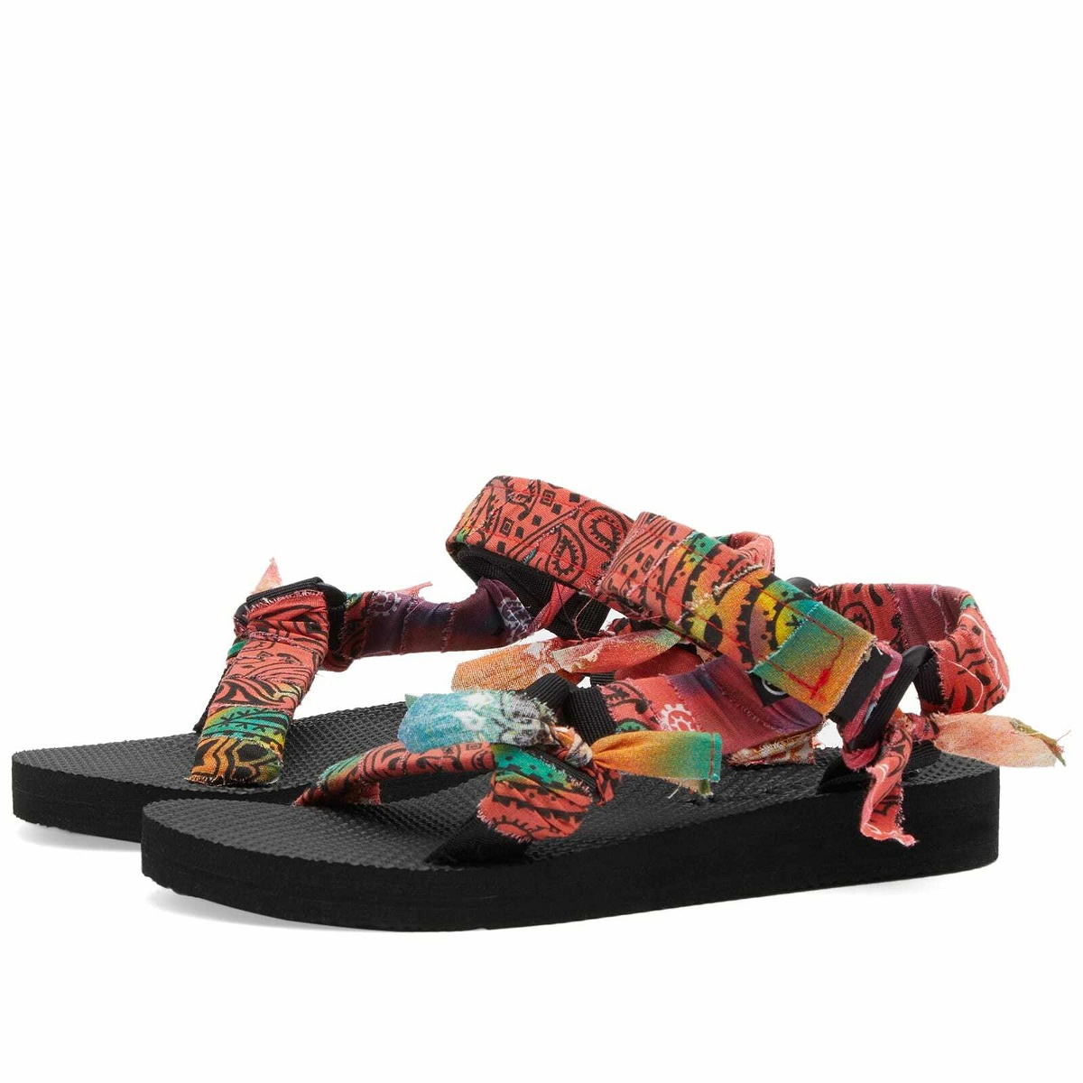 Photo: Arizona Love Women's Multicolour Trekky Sandals in Orange