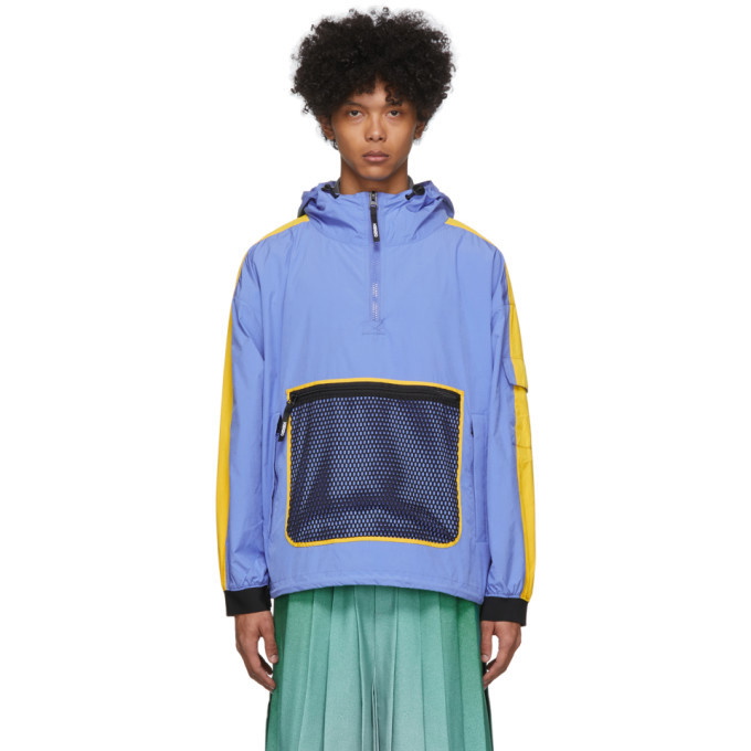 Photo: Kenzo Purple Colorblock Windbreaker Jacket