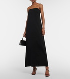 CO - Strapless virgin wool-blend maxi dress