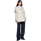 Thom Browne Khaki Armband Cropped Car Coat