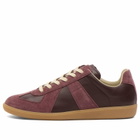 Maison Margiela Men's Replica Sneaker in Winetasting
