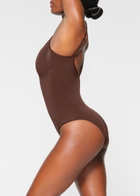 Skims Seamless Sculpt Brief Bodysuit Brown