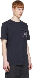 Moncler Navy Cotton T-Shirt