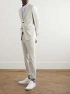 Theory - Zaine Tapered Linen-Blend Suit Trousers - Neutrals