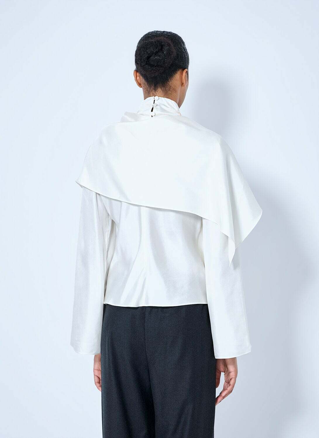 RÓHE Silk Foulard Top