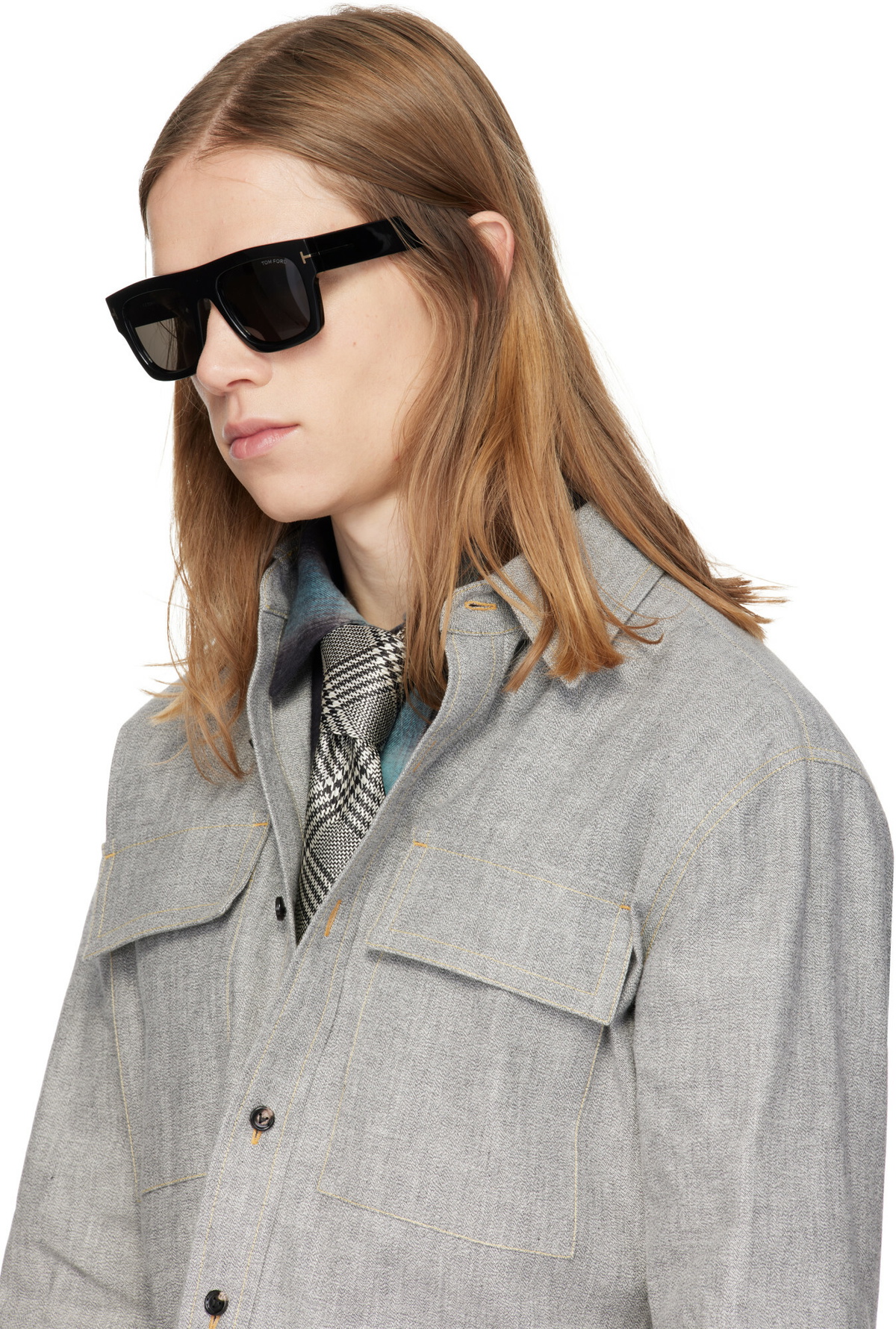TOM FORD Black Fausto Sunglasses