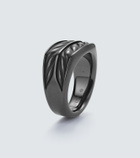David Yurman Chevron titanium ring
