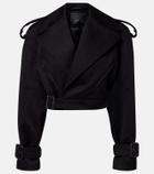Wardrobe.NYC Cropped wool jacket