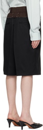 Maison Margiela Black 'Anonymity Of The Lining' Shorts