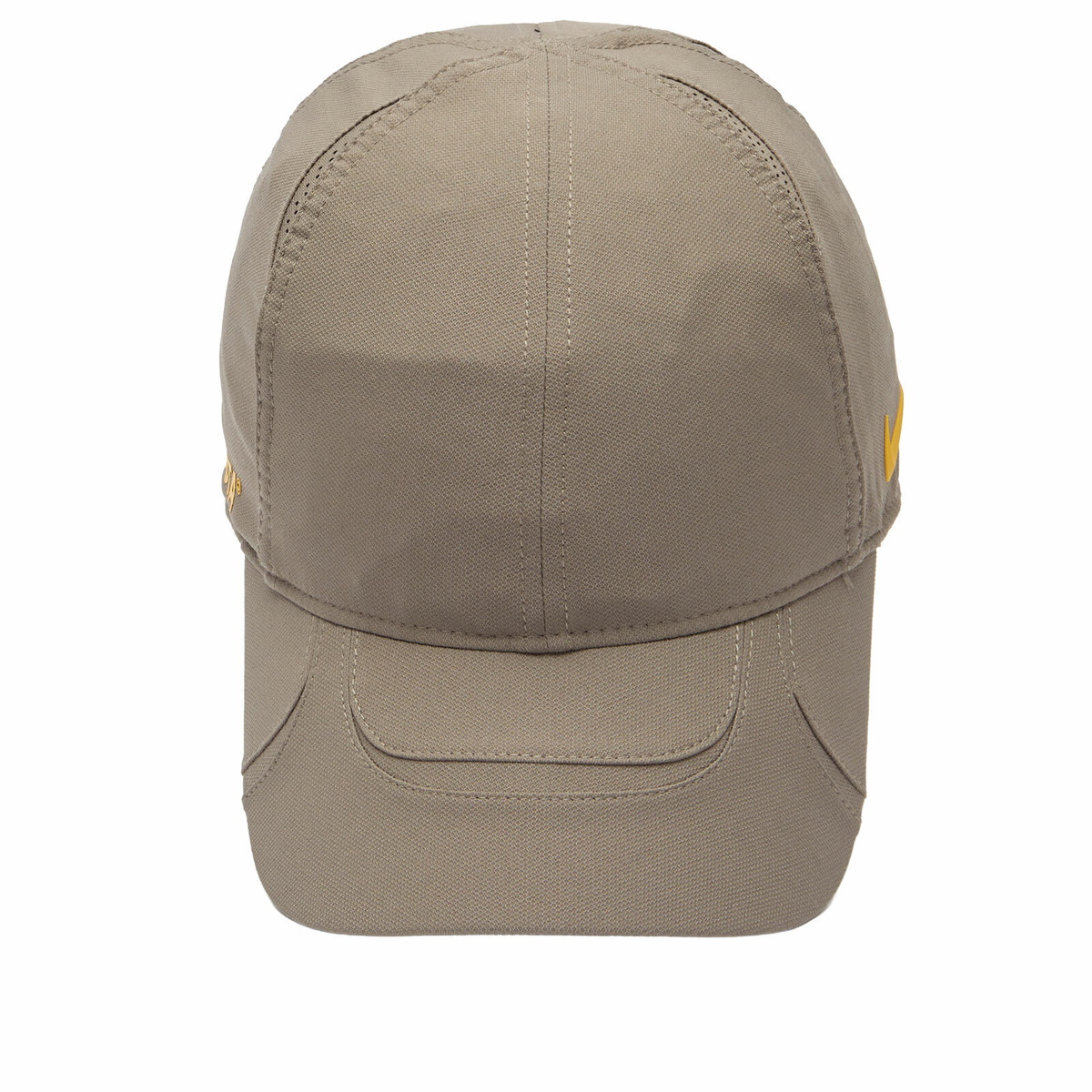 Nike Men's x Nocta Cardinal Stock Club Cap in Olive Grey/Yellow Ochre