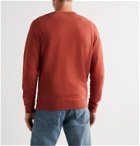 Sunspel - Loopback Cotton-Jersey Sweatshirt - Red