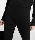 Dorothee Schumacher - Sleek Graphics flared jacquard leggings