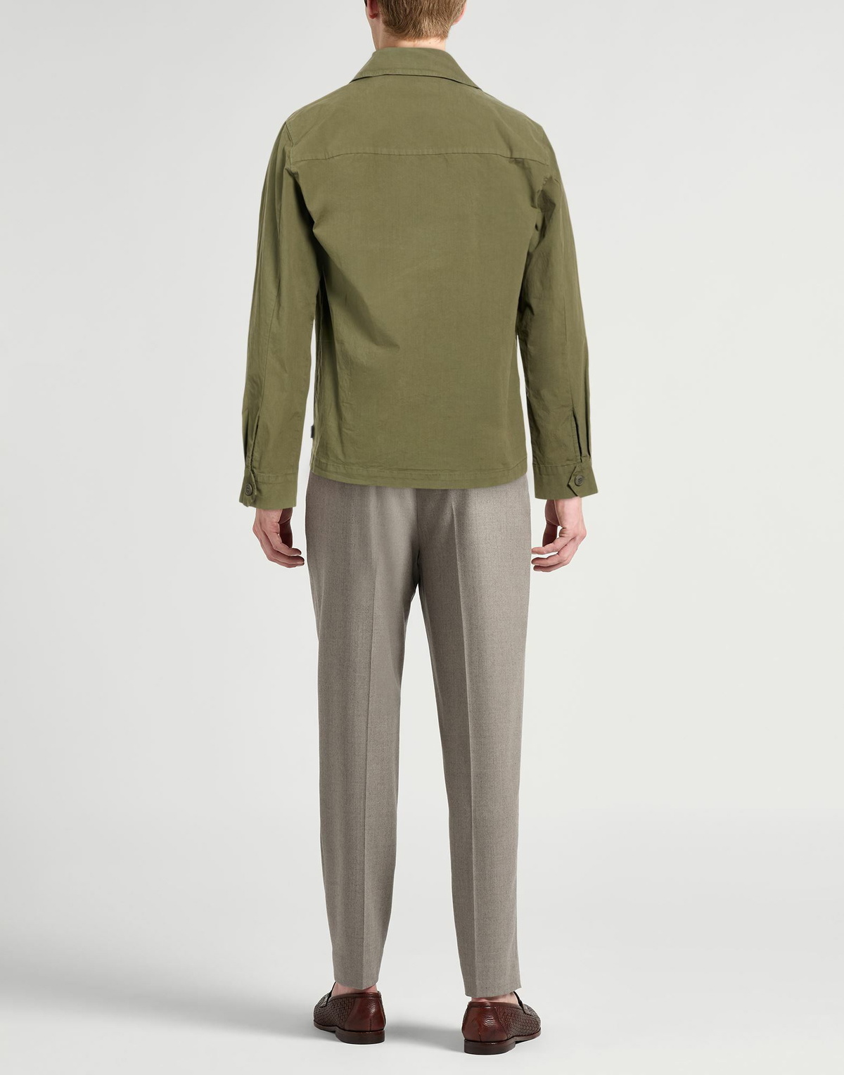 Crossley Mens Jacket Military in Green