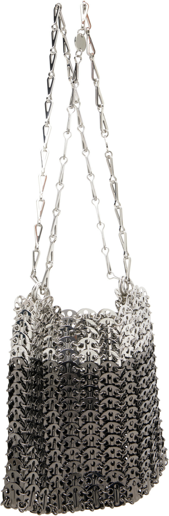 Rabanne Black & Silver 1969 Skyline Bag