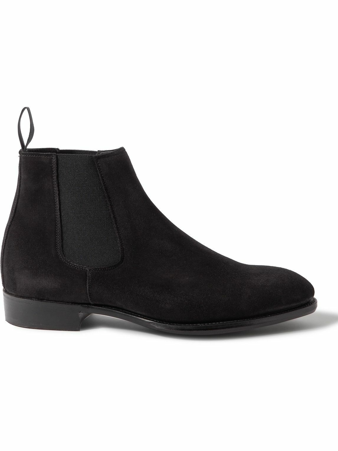 Photo: George Cleverley - Jason Suede Chelsea Boots - Black