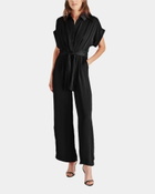 Steve Madden Tori Jumpsuit Dress in Black