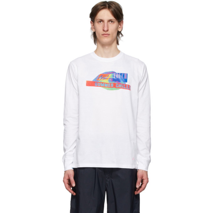 Photo: PS by Paul Smith White Acid Touch Sweatshirt