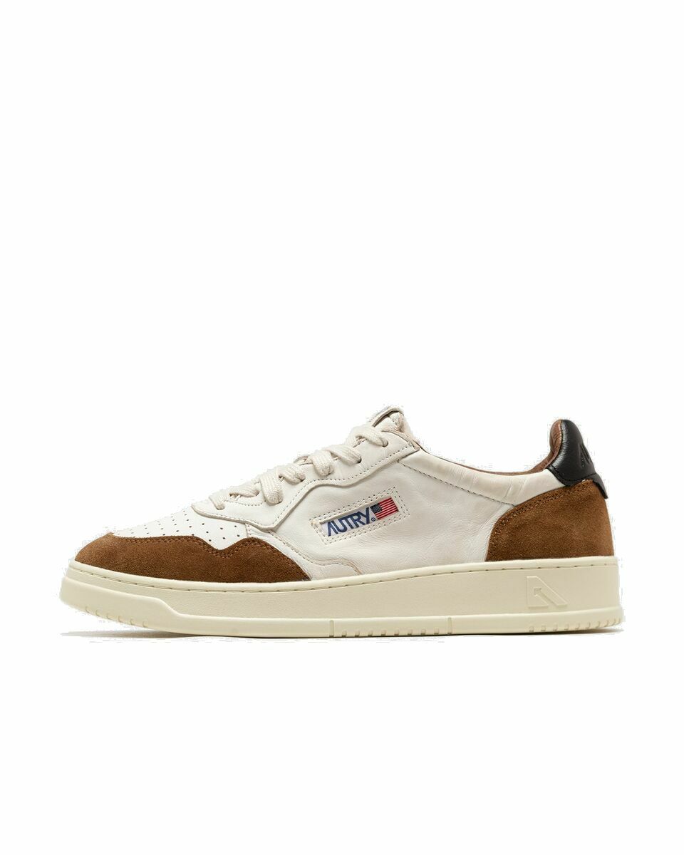 Photo: Autry Action Shoes Medalist Low Brown/White - Mens - Lowtop