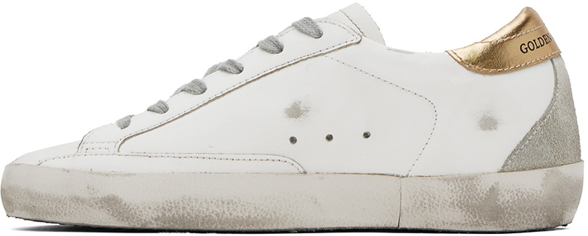 Golden Goose SSENSE Exclusive White Super-Star Sneakers  display picture 1