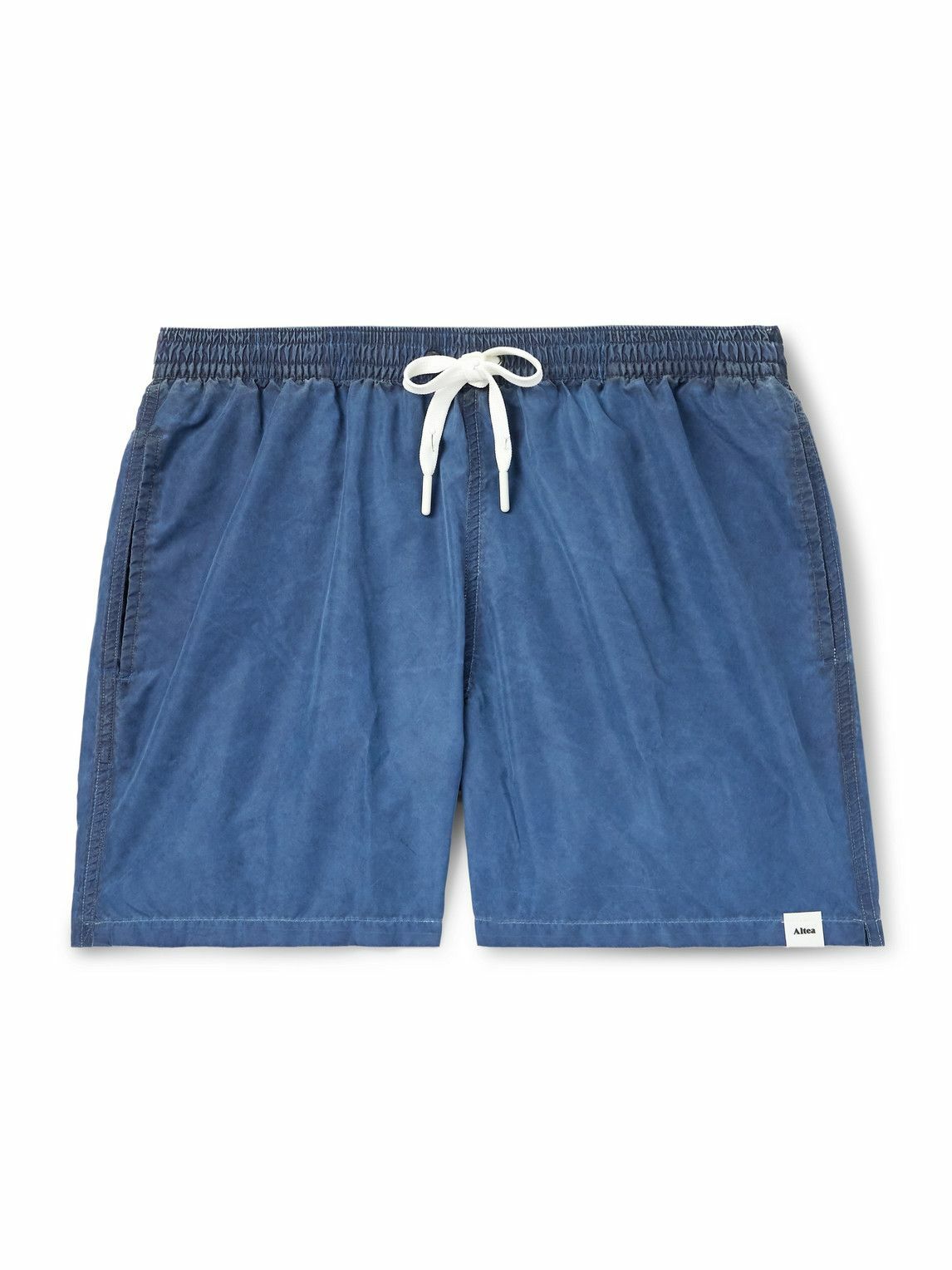 Altea - Straight-Leg Mid-Length Swim Shorts - Blue