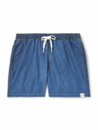 Altea - Straight-Leg Mid-Length Swim Shorts - Blue
