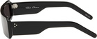Rick Owens Black Hollywood Geth Sunglasses