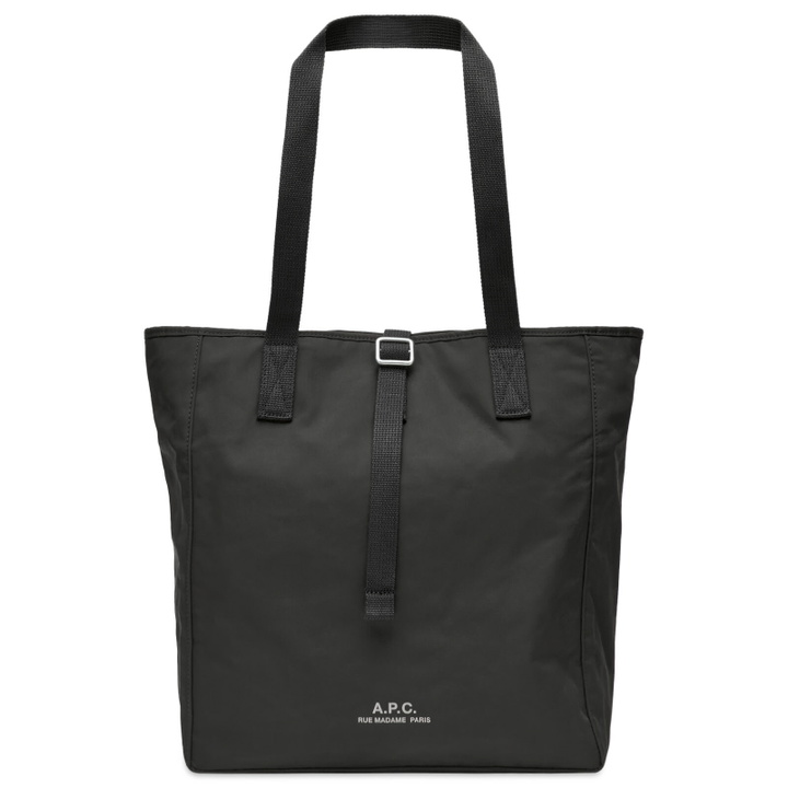 Photo: A.P.C. Men's Cabas Archive Tote Bag in Black 