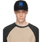 AMIRI Black 'MA' Trucker Cap