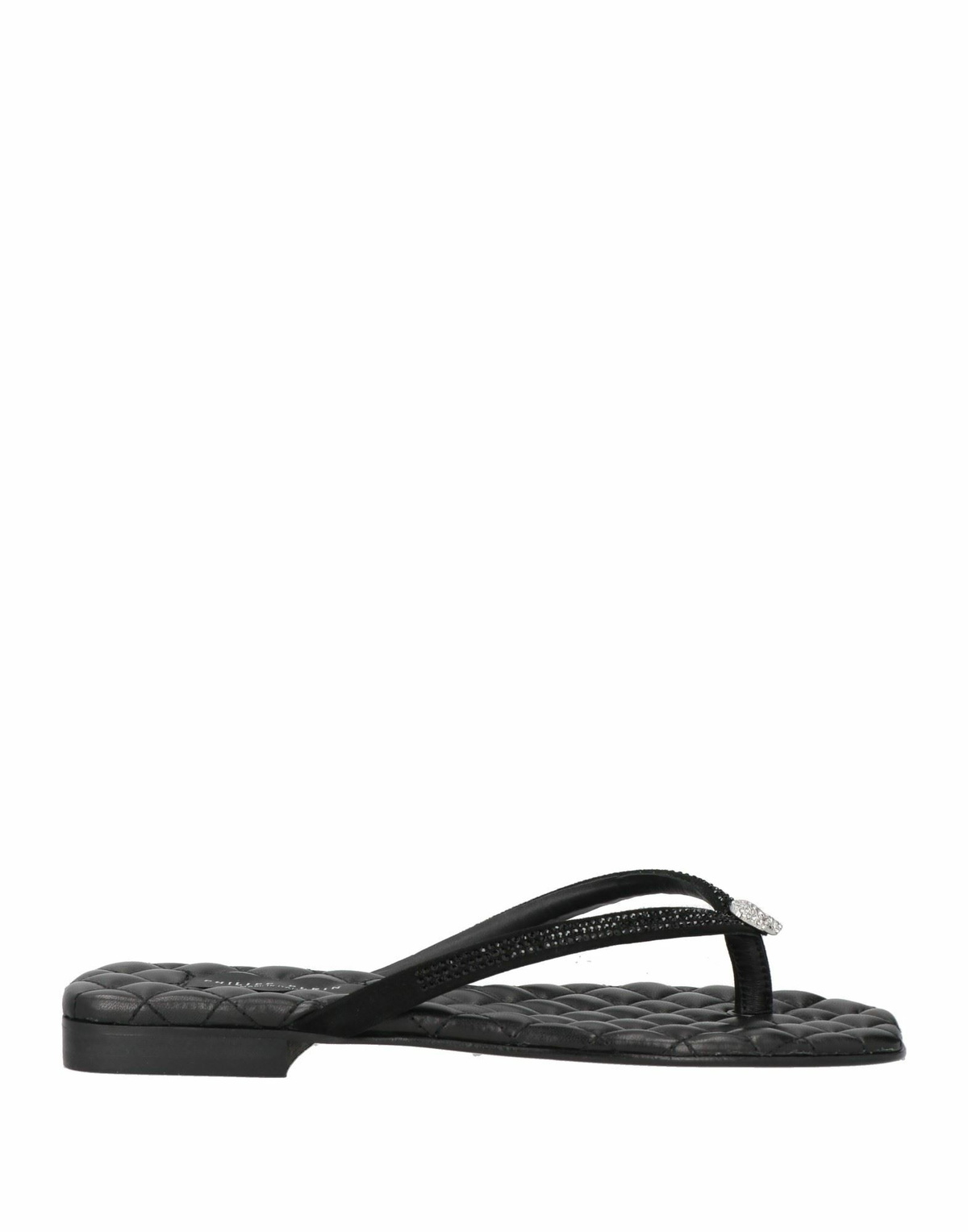 Philipp Plein Womens Thong sandal in Black