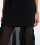 Veronica Beard Luminara embellished chiffon maxi dress