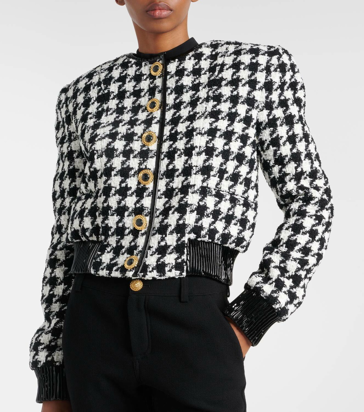 Balmain Houndstooth tweed jacket Balmain