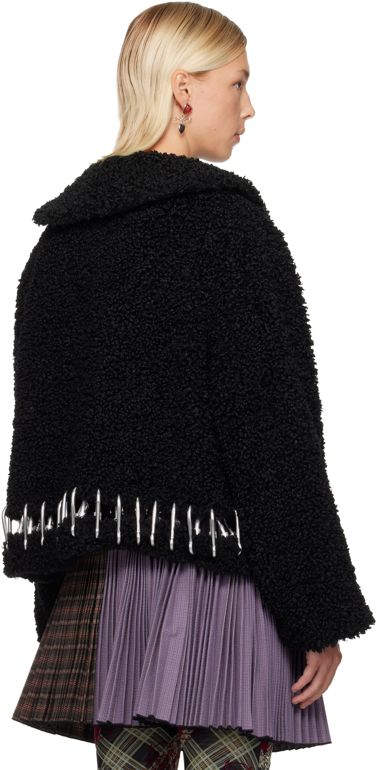 Chopova Lowena Black Parade Carabiner Bomber Jacket
