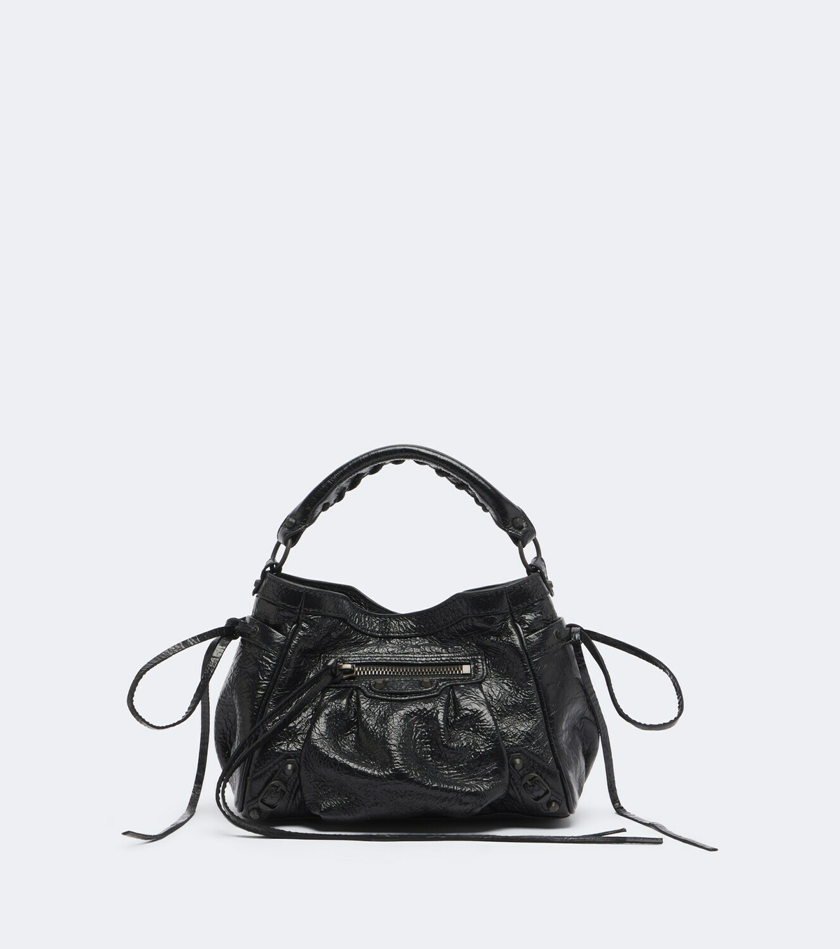 Balenciaga Le City Nano leather top-handle bag