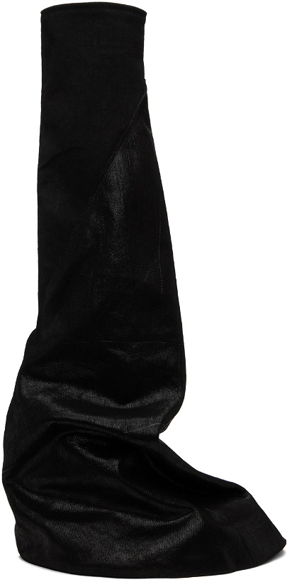 Photo: Rick Owens DRKSHDW Black Fetish Tall Boots