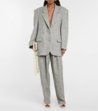 Magda Butrym - Herringbone high-rise wide-leg pants
